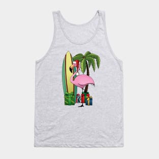 Xmas Flamingo Tank Top